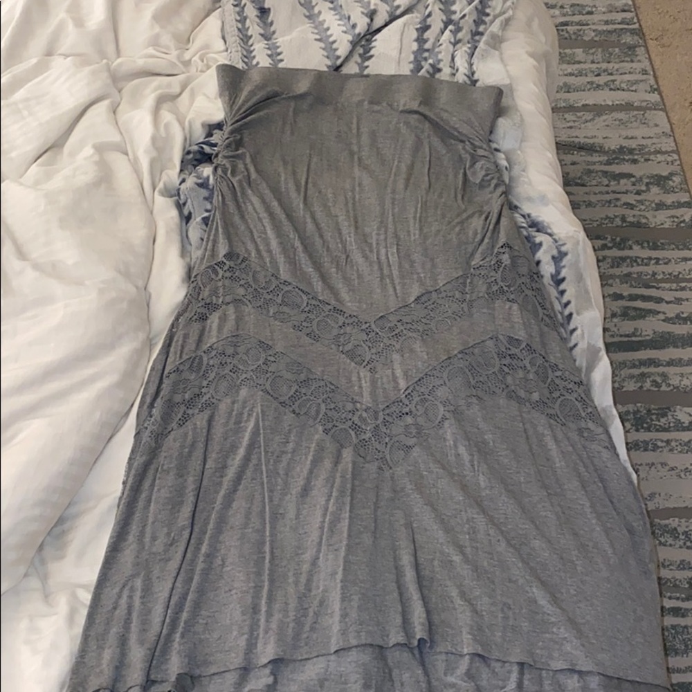 Grey Maxi Skirt